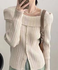 VIVIDLADY/ビビッドレディ VIVIDLADY オフショルダーニット レディース 秋 冬 ニット ニットセーター オフショルダー オフショルニット レディース 長袖 ニット/507159852