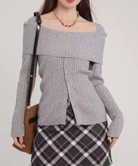 VIVIDLADY/ビビッドレディ VIVIDLADY オフショルダーニット レディース 秋 冬 ニット ニットセーター オフショルダー オフショルニット レディース 長袖 ニット/507159852