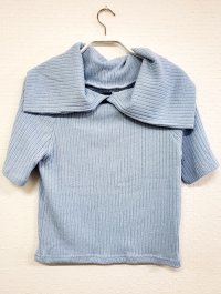 VIVIDLADY/ビビッドレディ VIVIDLADY 春のピッタリ半袖襟付きニット レディース ニット 春夏 トップス 半袖ニット セーラー襟 半袖ニット レディース ショート丈/507159865
