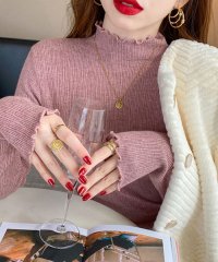 VIVIDLADY/ビビッドレディ VIVIDLADY フリルニット レディース 秋 冬 ニット レディース 長袖 ニット 秋ニット フリルニット レディース FREE アイボリー/507159874