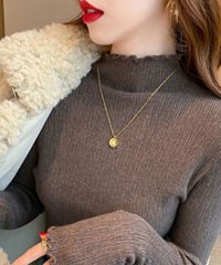 VIVIDLADY/ビビッドレディ VIVIDLADY フリルニット レディース 秋 冬 ニット レディース 長袖 ニット 秋ニット フリルニット レディース FREE アイボリー/507159874