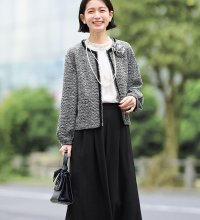 Viola e Viola/ヴィオラ エ ヴィオラ Viola e Viola 【4点セット】入学式卒業式に！ふんわりパフ袖カットジャケットセットスーツ＜M～5L＞/507160411