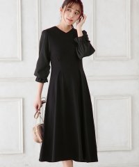Alotta/アロッタ Alotta 異素材キャンディー袖ニットワンピース/507160631