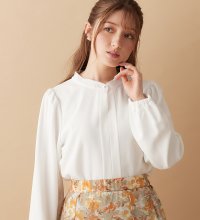 Alotta/アロッタ Alotta あったか裏起毛フロントタックブラウス/507160657