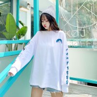 Zoe Jenko/ゾエ ジェンコ Zoe Jenko カジュアルプリント ロングTシャツ 7995/507161133