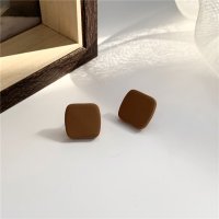Zoe Jenko/ゾエ ジェンコ Zoe Jenko マットカラースクエアピアス 9086/507161203