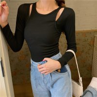 Zoe Jenko/ゾエ ジェンコ Zoe Jenko レイヤード風リブトップス 9220/507161217
