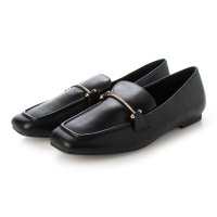 Tomieco/トミエコ Tomieco スクエアモカシンフラットシューズ ゴールド細ビット フワフワ中敷も魅力/507161272