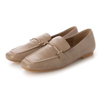 Tomieco/トミエコ Tomieco スクエアモカシンフラットシューズ ゴールド細ビット フワフワ中敷も魅力/507161272