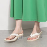 Tomieco/トミエコ Tomieco クリアヒール トングサンダル/507161280