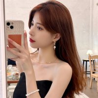 Zoe Jenko/ゾエ ジェンコ Zoe Jenko フラワーモチーフパールストーンピアス 9863/507161427