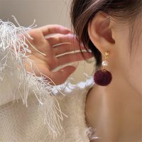 Zoe Jenko/ゾエ ジェンコ Zoe Jenko パール×ファーピアス 9919/507161454