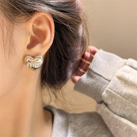 Zoe Jenko/ゾエ ジェンコ Zoe Jenko ハートモチーフシルバーパールピアス・イヤリング 10040/507161524