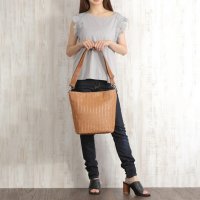 Tomieco/トミエコ Tomieco カゴバッグ A4収納 ショルダーバッグ/507161575