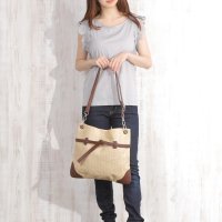 Tomieco/トミエコ Tomieco カゴバッグ PUレザーコンビ/507161583