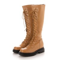 Tomieco/トミエコ Tomieco 厚底ストレッチ レースアップブーツ バックファスナー/507161698