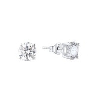 METEOR NEW YORK/ミーティアニューヨーク METEOR NEW YORK 4ct (2ct * 2) 1粒スタッドピアス 『VENUS』【返品不可商品】/507161756