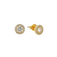 METEOR NEW YORK/ミーティアニューヨーク METEOR NEW YORK 1ct (0.5ct * 2) ヘイローピアス 『MERCURY』 【返品不可商品】/507161765