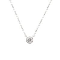 METEOR NEW YORK/ミーティアニューヨーク METEOR NEW YORK 0.5ct 一粒ベゼルネックレス 『JUPITER』【返品不可商品】/507161799