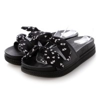 Tomieco/トミエコ Tomieco ダブルリボンが可愛いフラットサンダル 海やプールでも使える リゾートサンダル/507161834