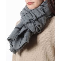 Tomieco/トミエコ Tomieco シックなグレーがオシャレ チェック柄マフラー/507161862