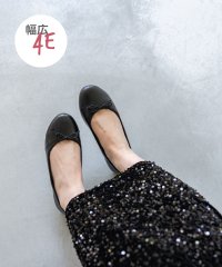 Menue/メヌエ Menue 幅広 4E ラウンドトゥバレエシューズ freely/507162253