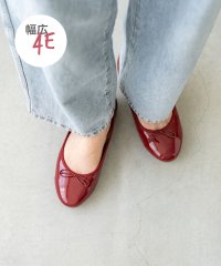 Menue/メヌエ Menue 幅広 4E ラウンドトゥバレエシューズ freely/507162253