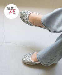Menue/メヌエ Menue 幅広 4E ラウンドトゥバレエシューズ freely/507162253