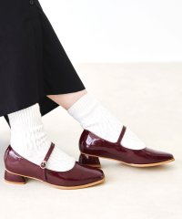 Menue/メヌエ Menue スクエアトゥストラップパンプス/507162419