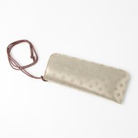 Sunny Tannery/サニータンナリー Sunny Tannery【本革】ST アークエット ドットプリントグラスケース ネックグラスケース めがねケース メガネケース 眼鏡ケース /507162766