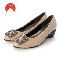 A.I/エーアイ A.I MADE IN JAPANバックルビジュー4cmヒールパンプス08－K3108/507162809