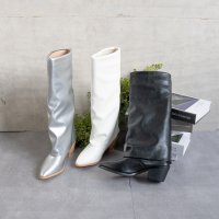 FABBY FABBY./ファビーファビー FABBY FABBY. ポインテッドロングカバーブーツ/507163177
