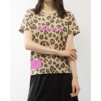Nina mew/ニーナミュウ Ninamew ヒョウ柄プリントTシャツ/507163657