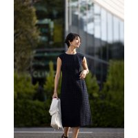 DoCLASSE/ドゥクラッセ DoCLASSE アイレットレース・スリーブレスワンピース/507165141