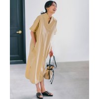 DoCLASSE/ドゥクラッセ DoCLASSE ストレッチコットン・キーネックワンピース/507165178