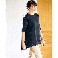 DoCLASSE/ドゥクラッセ DoCLASSE ラウンドフレア／5分袖・ドゥクラッセTシャツ/507165242