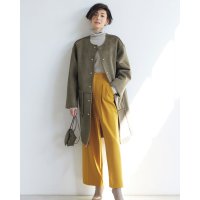 DoCLASSE/ドゥクラッセ DoCLASSE エコムートン・ノーカラーリバーシブルコート/507165392
