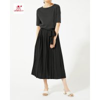 DoCLASSE/ドゥクラッセ DoCLASSE 異素材コンボ・ワンピース／5分袖/507165430