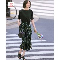 DoCLASSE/ドゥクラッセ DoCLASSE 異素材コンボ・ワンピース／5分袖/507165430