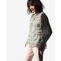 DoCLASSE/ドゥクラッセ DoCLASSE フラワーシフォン・ボウタイ風ブラウス/507165845
