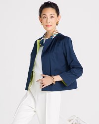 DoCLASSE/ドゥクラッセ DoCLASSE 二重織メモリー・ノーカラージャケット/507165860