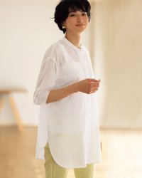 DoCLASSE/ドゥクラッセ DoCLASSE とろみコットン・カットレースブラウス/507165866