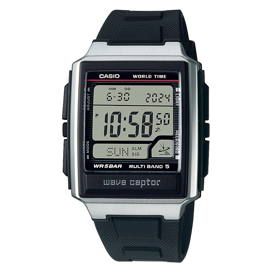CASIO】wave ceptor (ウェーブセプター) / 電波腕時計 / WV－59R