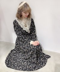 an another angelus/【an another angelus】 レース衿カシュクール花柄ワンピース (フィント F i.n.t)/507167444