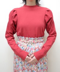 F.i.n.t/【F&A】 プチハイネックパワショルテレコトップス/507167541