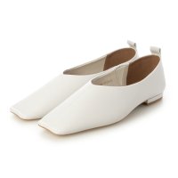 Daniella&GEMMA/ダニエラアンドジェマ Daniella & GEMMA ワイドスクエアトゥステッチフラットシューズ/507167545