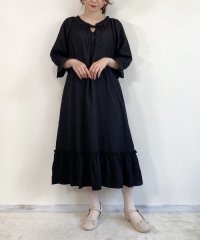 F.i.n.t/フィント F i.n.t 楊柳ギャザースモックワンピース/507167549