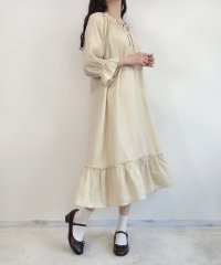 F.i.n.t/フィント F i.n.t 楊柳ギャザースモックワンピース/507167549