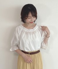 F.i.n.t/【F&A】 ギャザーオフショルボリュームスリーブブラウス/507167568