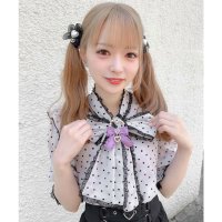 ROJITA/ロジータ ROJITA 推しカラーリボン付ハートパールブローチ/507167819